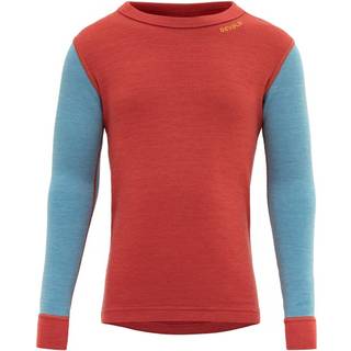 Devold EXPEDITION MERINO SILK SHIRT KID Skiundertrøje, Beauty, 8 år
