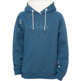Chillaz Kid's Chillaz Logo Hoodie Børn størrelse 140 farve blå
