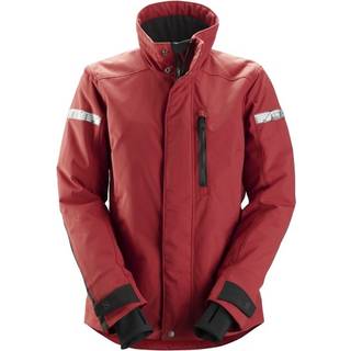 Snickers 1107 allroundwork, 37,5® damevinterjakke chilirød/sort 4XL kort