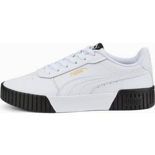 PUMA Carina 2.0 Sneakers Women, Shoes, White/Gold/Black, 35.5 - Black - 35.5