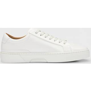 BOSStil mænd. 50536841 Gary Læder Sneakers hvid (44), Fast, Blonder, Casual