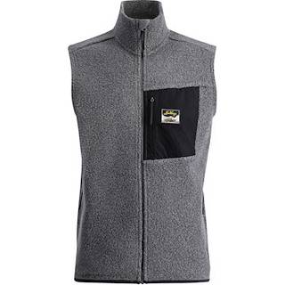 Flok Wool Pile Vest M Granite (M)