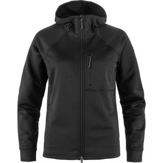 Fjällräven Abisko Grid Fleece Hoodie Women-black-S