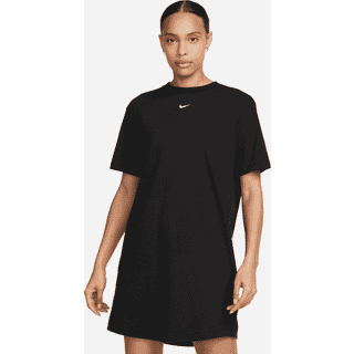 Oversized, maskinstrikket Nike Sportswear-T-shirt til kvinder - sort - XL (EU 48-50)