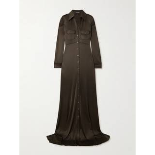 Tom Ford Jersey maxi dress - brown - XL