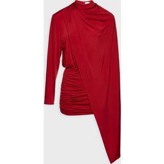Magda Butrym Dress Long Sleeve Cape FR 40 (EUR 38) - Röd - FR 40 (EUR 38)