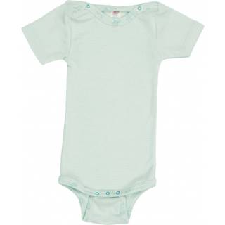Engel Baby-Body Kurzarm mit Druckknöpfen an den Schulter Merino undertøj Børn størrelse 50/56 farve grå