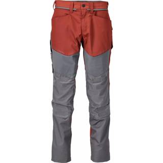 MASCOT® Bukser med knælommer Efterårsrød/Stengrå 22479-230-2489 76C48