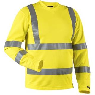 Blåkläder 338110703300XL T-shirt med lange ærmer, gul med høj synlighed, UV-beskyttet Stl XL