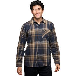 Black Diamond Men's Project Flannel Shirt Charcoal-Walnut Plaid, M