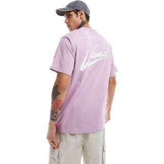 Vans Brush Script Loose T-shirt - M - lavender mist