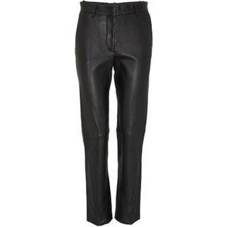 Joseph Coleman mid-rise leather pants - black - XS
