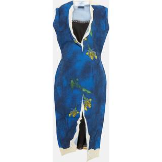 Prada Printed technical midi dress - multicoloured - XXS