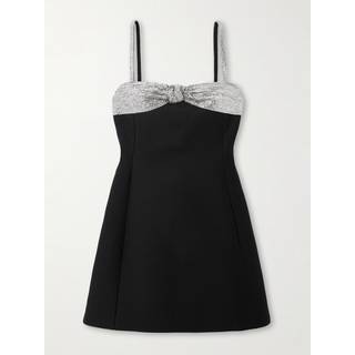 Valentino Crepe Couture sequined minidress - black - XXXS