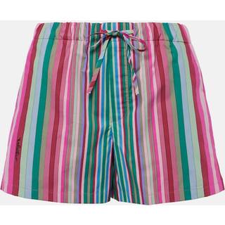 Valentino Striped cotton poplin shorts - multicoloured - S