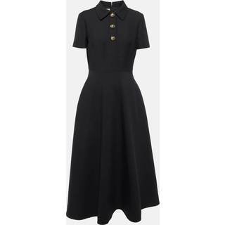 Valentino Crepe Couture A-line midi dress - black - XXXS