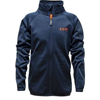 Qanuk Melange Fleece JR Dark Navy Melange (134/140)