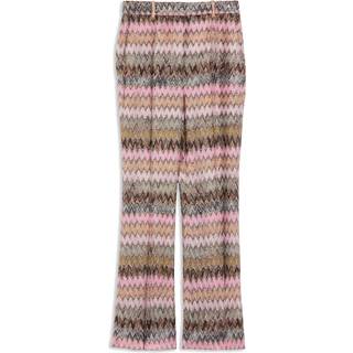 Missoni Zig Zag metallic flared pants - multicoloured - XXS