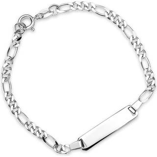 Pia&Per - Sølv armbånd med id-plade - 60485