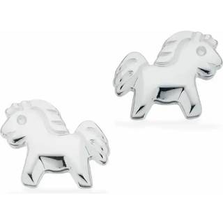 Scrouples - Børne ørestikker i sølv med heste - 161192