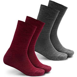 Devold Daily Merino Medium Strømper 2-pak, Beetroot, 25-27