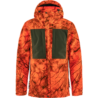 Fjällräven Lappland Hybrid Jacket Orange Multi Camo-Deep Forest, L