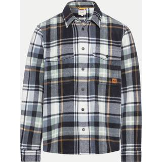 camel active Herren Overshirt blau,grün kariert