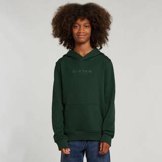 Boys Hoodie Brushed - Green - boys