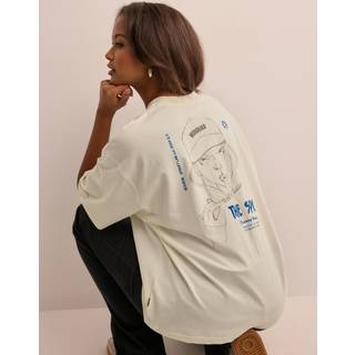Woodbird - Wbjuno Jules Tee - T-shirts til damer - Off White - M