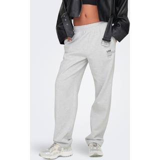 ONLY dame sweatpants ONLDAZE - Light Grey Melange Los angeles - XL