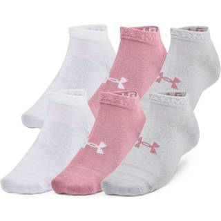 Under Armour Essential Unisex 6-Pack Low Cut Socks Pink Elixir / Pink Elixir / Pink XL