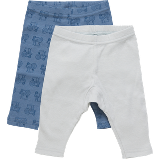 Pippi Drenge Leggings - Blue Mirage - 86