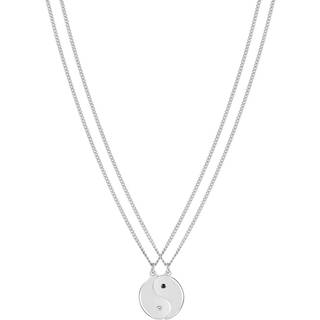 Nomination Semper Con Me Engravable Splittable Yin and Yang Necklace - Silver - 42cm