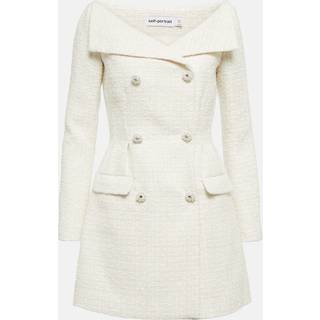 Self-Portrait BouclÃ© minidress - white - XXXS