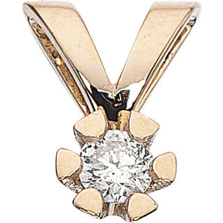 Scrouples Vedhæng - Vida - Guld vedhæng med diamant 0,05ct - 2813,05