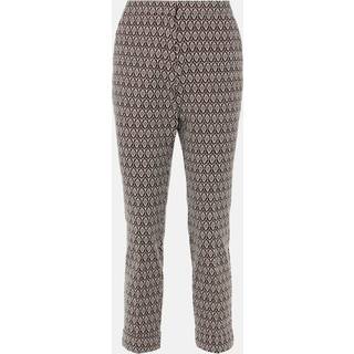 Etro Printed cotton-blend cropped pants - multicoloured - L
