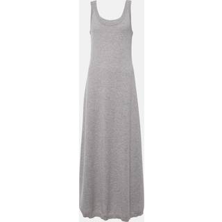 Brunello Cucinelli Cashmere midi dress - grey - S