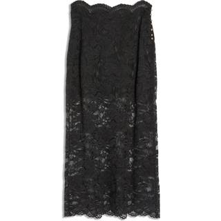 Rabanne Floral lace midi skirt - black - XXXL