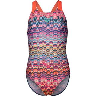 Arena badedragt til piger - Ondulation - Multi/orange