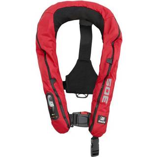 Oppustelig redningsvest Baltic Legend 305N, automatisk, rød + kulsyrepatron 60 gram, 40 - 150 kg