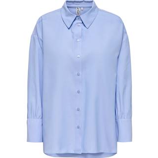 ONLY Oversize Oxford Skjorte Lina Hydrangea
