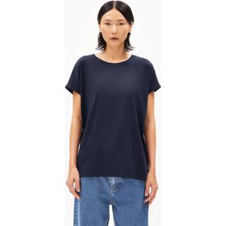 ARMEDANGELS Women's Idaa Logo T-shirt Damer størrelse S farve blå