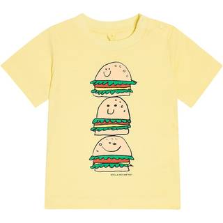 Stella McCartney Kids Baby printed cotton T-shirt - white - M 24