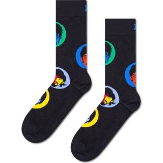 Happy Socks Beatles Bright Spot Sock - Black pattern-2 - Str 36/40