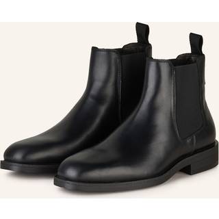 Gant Herren Chelsea Boots schwarz Glattleder