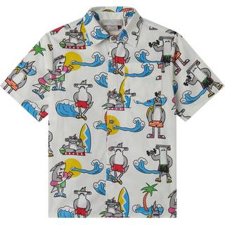 Stella McCartney Kids Printed cotton poplin T-shirt - multicoloured - Y 14