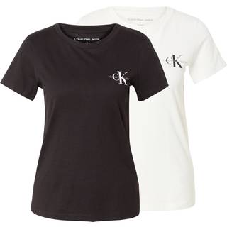 2 Pack Slim T-shirts - White - XXS