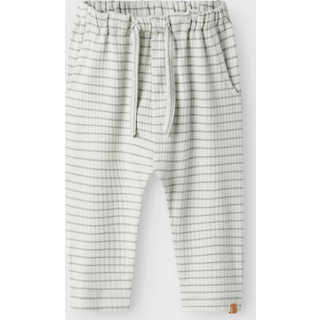 Lil Atelier Sky Gray Stribede Bukser