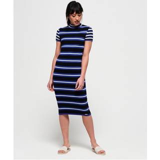 Superdry Stribet Sporty ribstrikket kjole