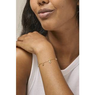 Enamel - Refined Charms armbånd i forgyldt sølv